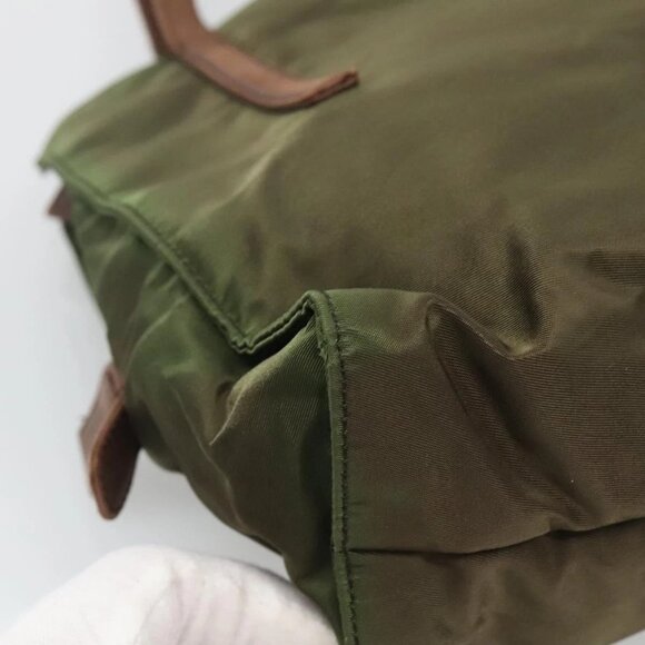 PRADA Shoulder Bag Nylon Khaki Auth 119570 - Picture 5 of 16